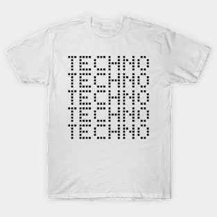 techno digital logo T-Shirt